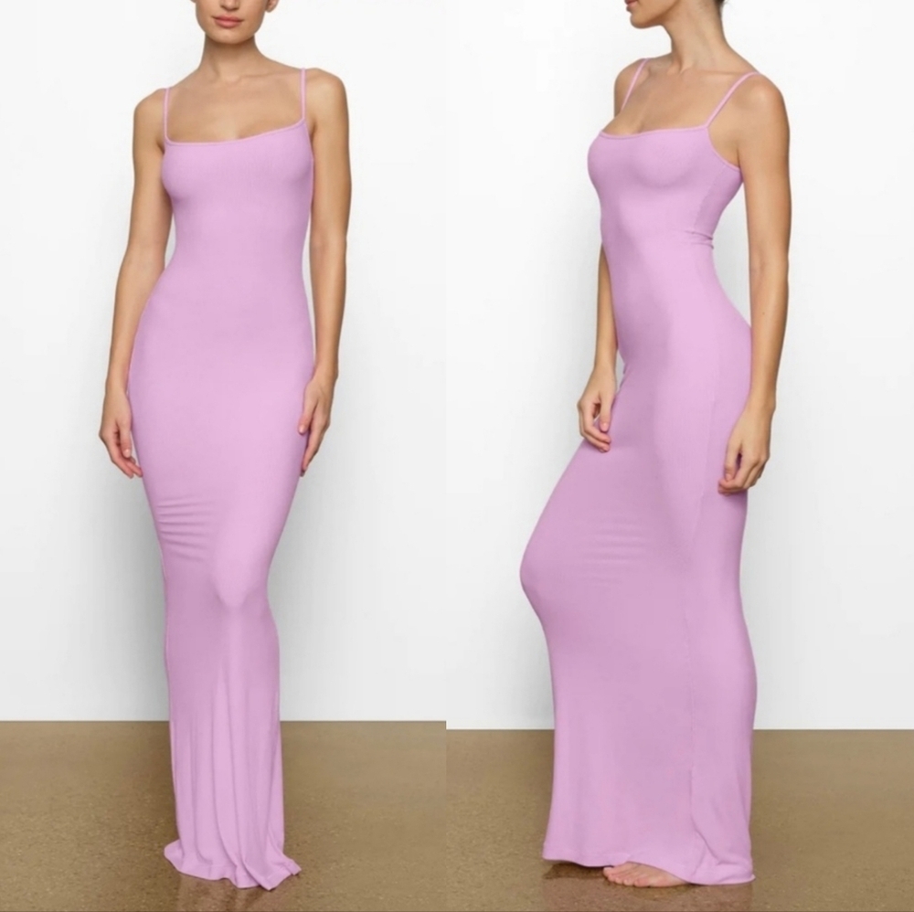 Skims Soft Lounge Long‎ Slip Dress